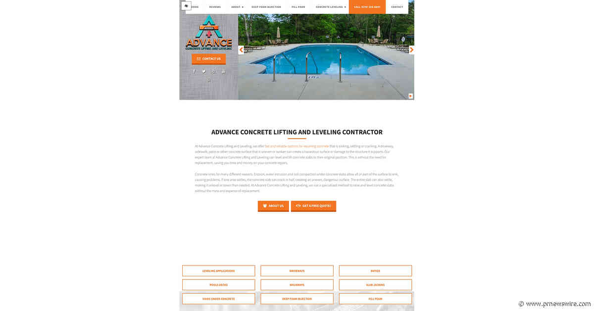 Alpharetta Concrete Leveling Contractor Advance Concrete Lifting and Leveling Surpasses 150 Five-Star Customer Reviews