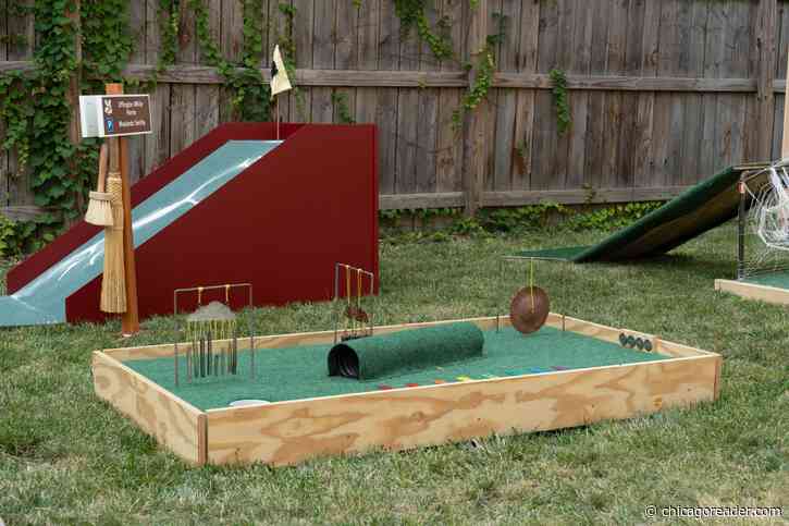 You can play an artist-designed mini golf course in Bridgeport