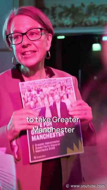 Keep it simple today in Greater Manchester. Vote Green first 💚