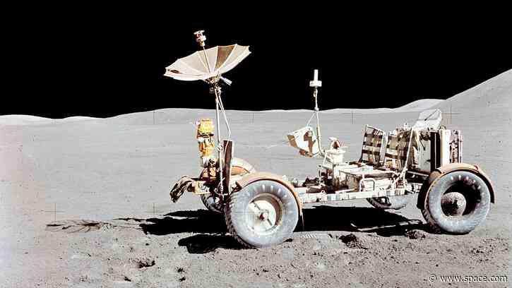 On this day in space!  July 31, 1971: Apollo 15 astronauts drive on the moon for 1st time