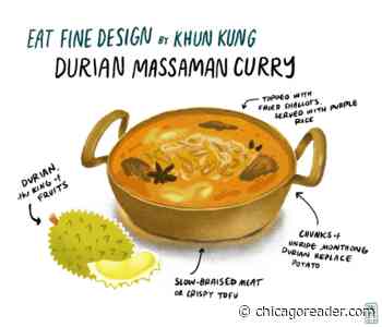 Durian massaman curry at Eat Fine Design by Khun Kung