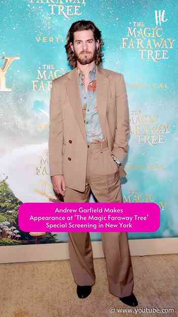 Andrew Garfield at ‘The Magic Faraway Tree’ New York Special Screening.🎬(📸: Getty Images)