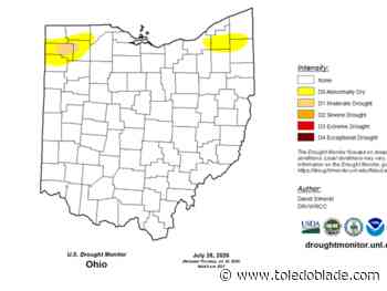 Portions of northwest Ohio classified as abnormally dry