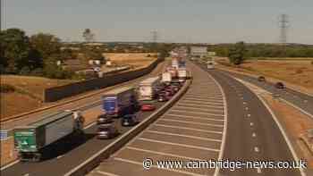 Major A-road closes for six hours after lorry sheds 'dead pigs'