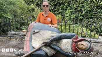 Sadness as wooden sculpture vandalised again