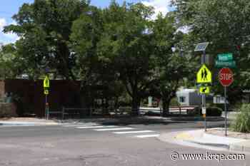 City of Albuquerque installs new crosswalk beacon near Zia Elementary School