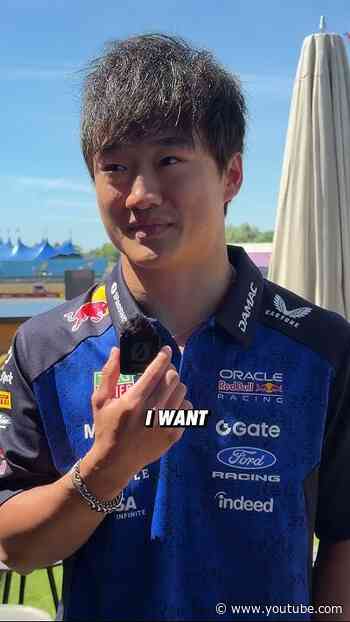 Please handle carefully, Charles 🐣 #F1 #RedBullRacing #YukiTsunoda