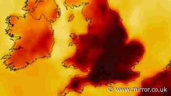 UK weather maps show fifth heatwave coming as 11 counties hit 35C or more – list