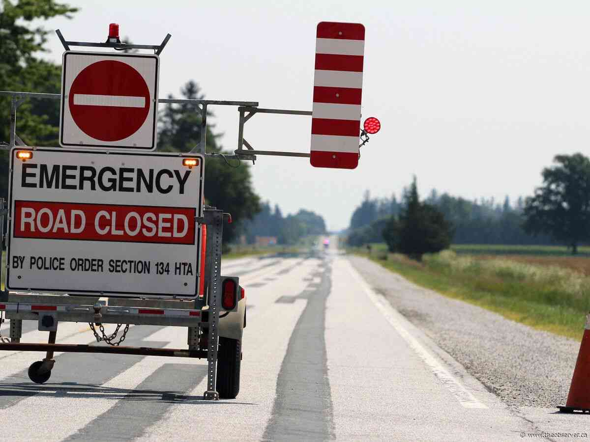 Motorist, 21, dead after single-vehicle crash: Lambton OPP