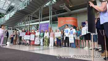 Campaigners refuse to leave Sunderland's National Glass Centre as doors shut for final time