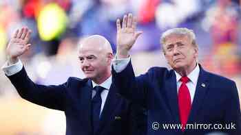 Donald Trump gives curt answer to question about Gianni Infantino's FIFA World Cup selloff
