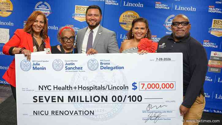 Councilmember Justin Sanchez helps secure $7M for new Lincoln Hospital NICU