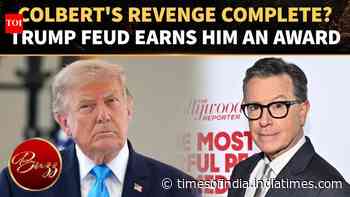 Trump Feud Ends In Twist As Stephen Colbert Receives Anti-Censorship Honor