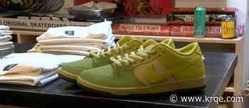 Crowd lines up in Albuquerque to buy Nike shoes inspired by green chiles
