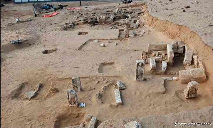 Archaeologists Uncover Ancient Egyptian Grave Markers Carved with Human Figures