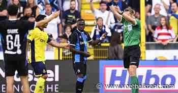 Lawrence Visser én speler Club Brugge de gebeten hond na Supercup