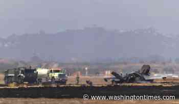F-35 jet crashes at Marine Corps base in San Diego