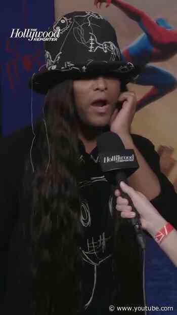 #LawRoach Shares Reference Behind His Hat at the #SpiderManBrandNewDay Premiere #shorts