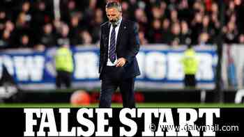 DUNDEE UTD 1 RANGERS 1: Derek McInnes fails to get off to winning start as old failings befall Ibrox men