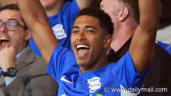 Jude Bellingham gets a hero's reception on his return to Birmingham City... as England superstar's boyhood club beat Barcelona on penalties!