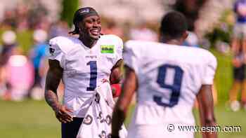 Latest news, buzz from training camps: A.J. Brown, Drake Maye building chemistry