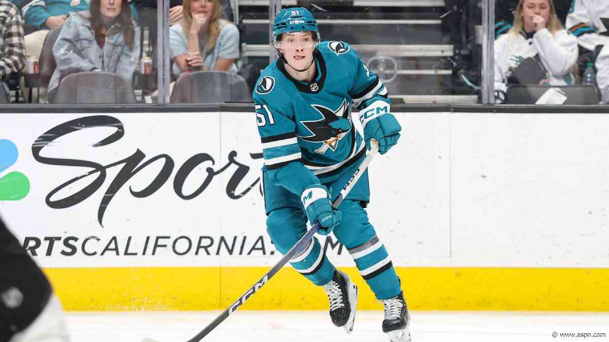 Sharks reward Graf's breakout with 3-year deal