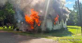 Fire destroys empty home in Moore County, officials investigating
