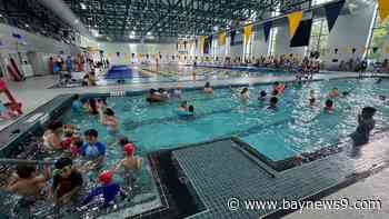 Pool party celebrates reopening of Long Center's pool in Clearwater