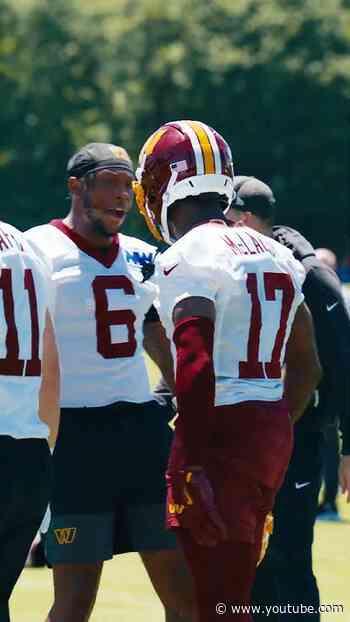 set the standard #nfl #football #commanders #trainingcamp #raisehail