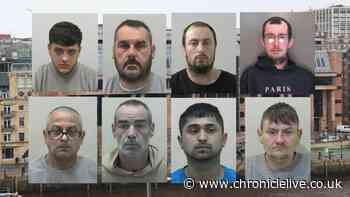 Names and faces of North East criminals jailed in July including paedophiles and baby shaking dad