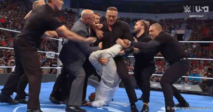 Nick Aldis Locks Gunther in Signature Submission on SmackDown Ahead of WWE SummerSlam