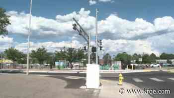 City of Albuquerque installs HAWK signal near Whittier Elementary School