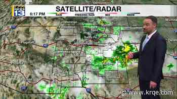 Storm chances continue into Saturday with slightly cooler temperatures