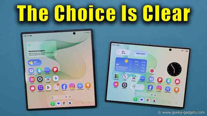 Galaxy Z Fold 8 vs. Fold 8 Ultra: Wide Screen vs. Productivity Workspace