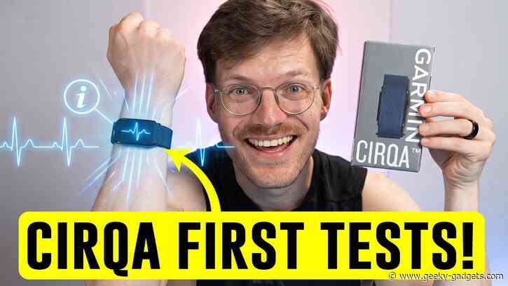 £180 Garmin CIRQA Smart Band Requires No Subscription