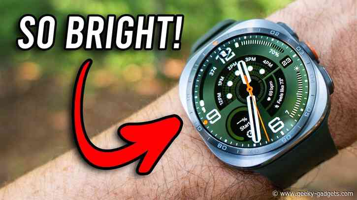 Samsung Galaxy Watch Ultra 2 Brings a 5,000-Nit Screen For $699