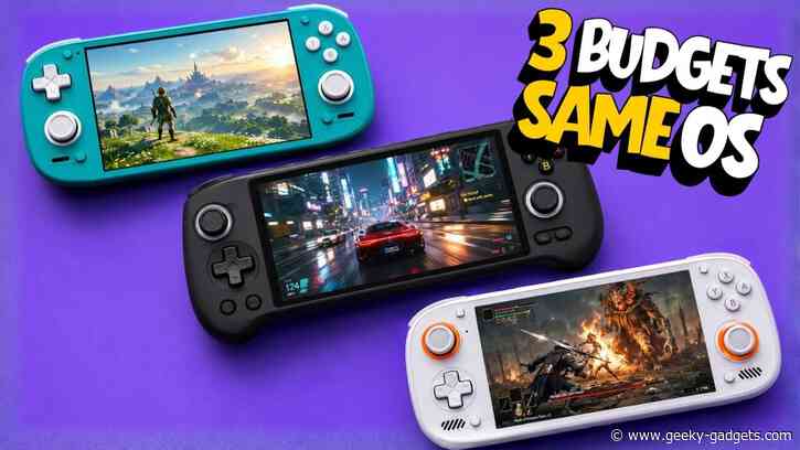 Retroid Pocket 6 vs AYN Odin 3 vs Anbernic RG556 Handheld Consoles Compared