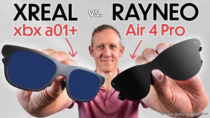 XREAL A01 Plus Defeats Rayneo Air 4 Pro in $300 AR Glasses Test