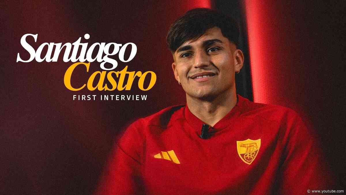 ✍️ Benvenuto Santiago! | La prima intervista di Castro in giallorosso 🎙️