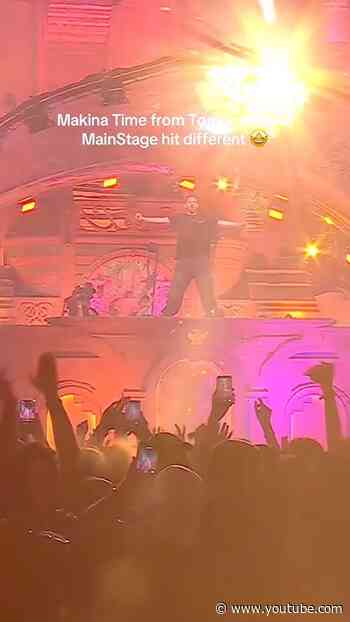 The energy Makina Time deserves ⚡ #dimitrivegaslikemike #dimitrivegas #tomorrowland