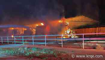 Hay barn catches fire overnight in Rio Communities