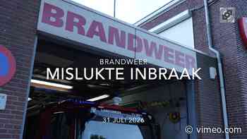 Mislukte inbraak Landsmeerse brandweerkazerne