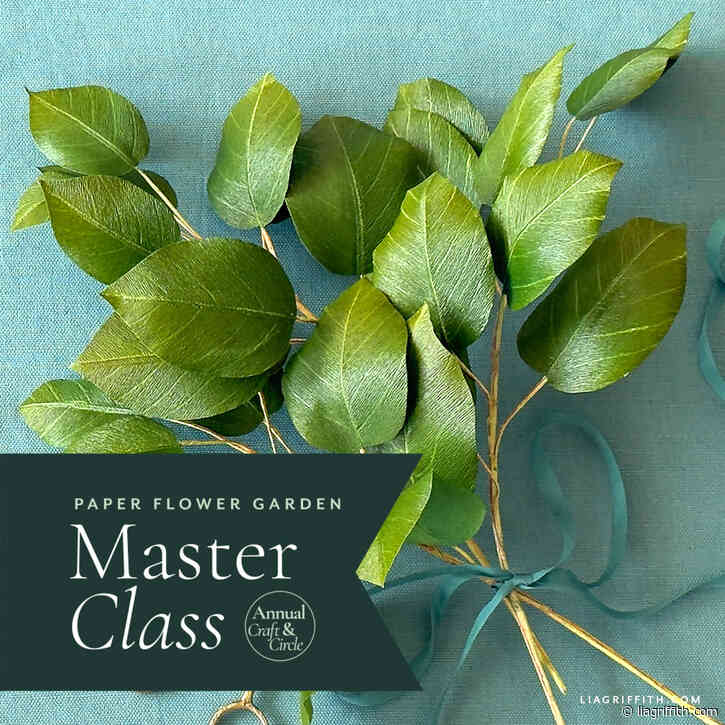 Crepe Salal Leaves—Master Class Workshop