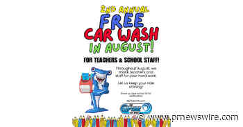 The RipTide Car Wash Honors Teachers and School Staff with 2nd Annual Free Car Washes Throughout August