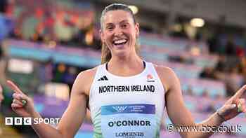 O'Connor wins NI's first gold medal in heptathlon