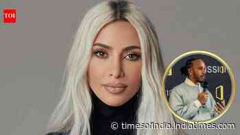 Kim Kardashian shares playful video with Lewis Hamilton