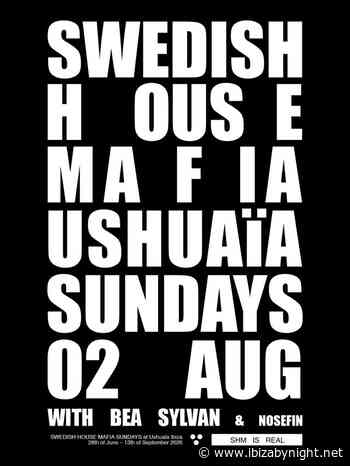 August 2nd, 2026, Ushuaïa Ibiza hosts Swedish House Mafia!