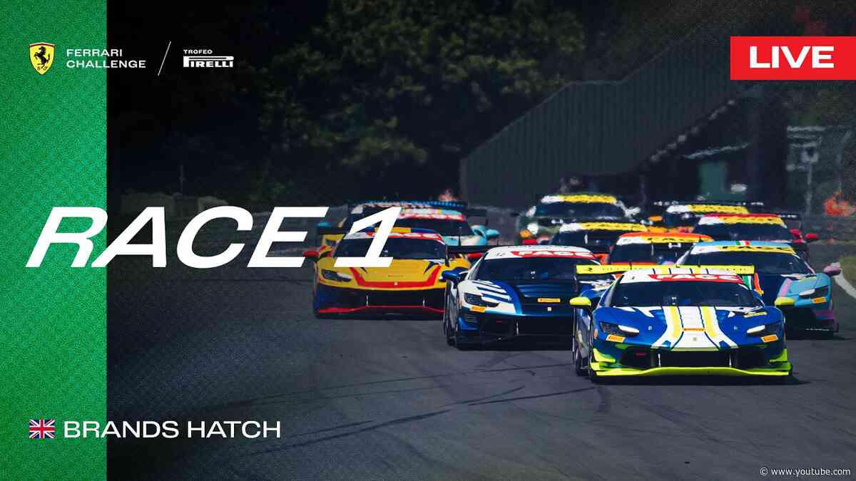 LIVE Ferrari Challenge UK - Brands Hatch, Race 1