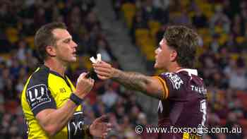 What Walsh said to ref as Broncos star binned for bizarre ‘brain snap’