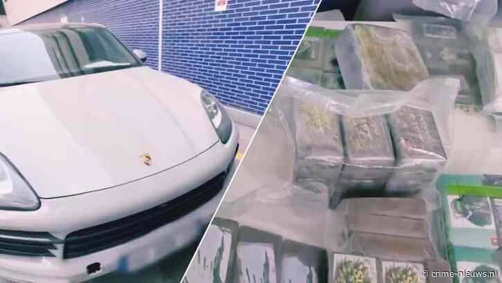 Luxe auto’s, vuurwapen en honderden kilo’s hasj in beslag bij invallen en oprollen drugsbende